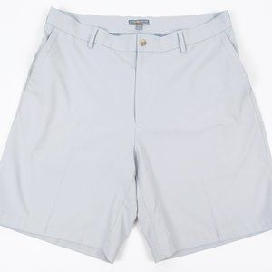 PETER MILLAR Wicking Men's 36 Gray Golf Shorts